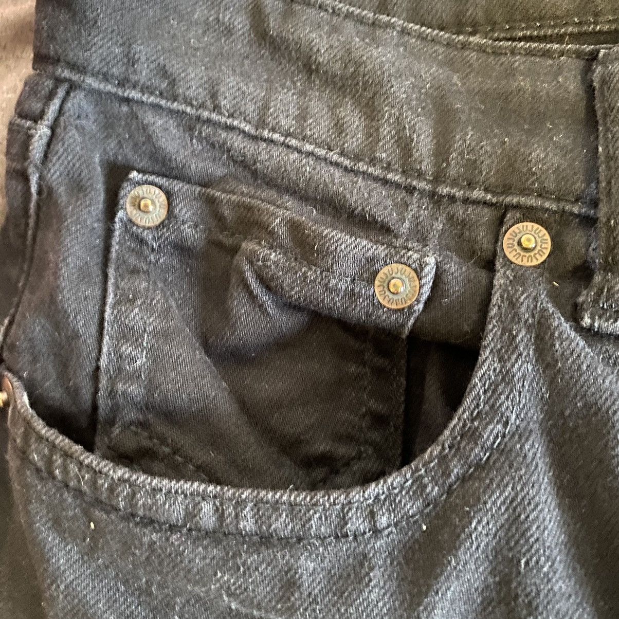 Uniqlo Vintage Uniqlo Japanese Black Denim Size US 32 / EU 48 - 9 Thumbnail