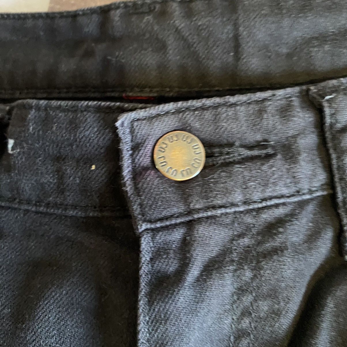 Uniqlo Vintage Uniqlo Japanese Black Denim Size US 32 / EU 48 - 8 Thumbnail