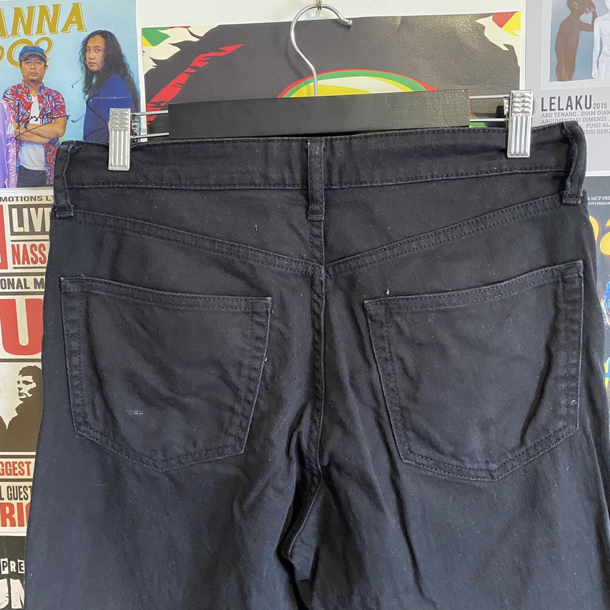 Uniqlo Vintage Uniqlo Japanese Black Denim Size US 32 / EU 48 - 7 Thumbnail