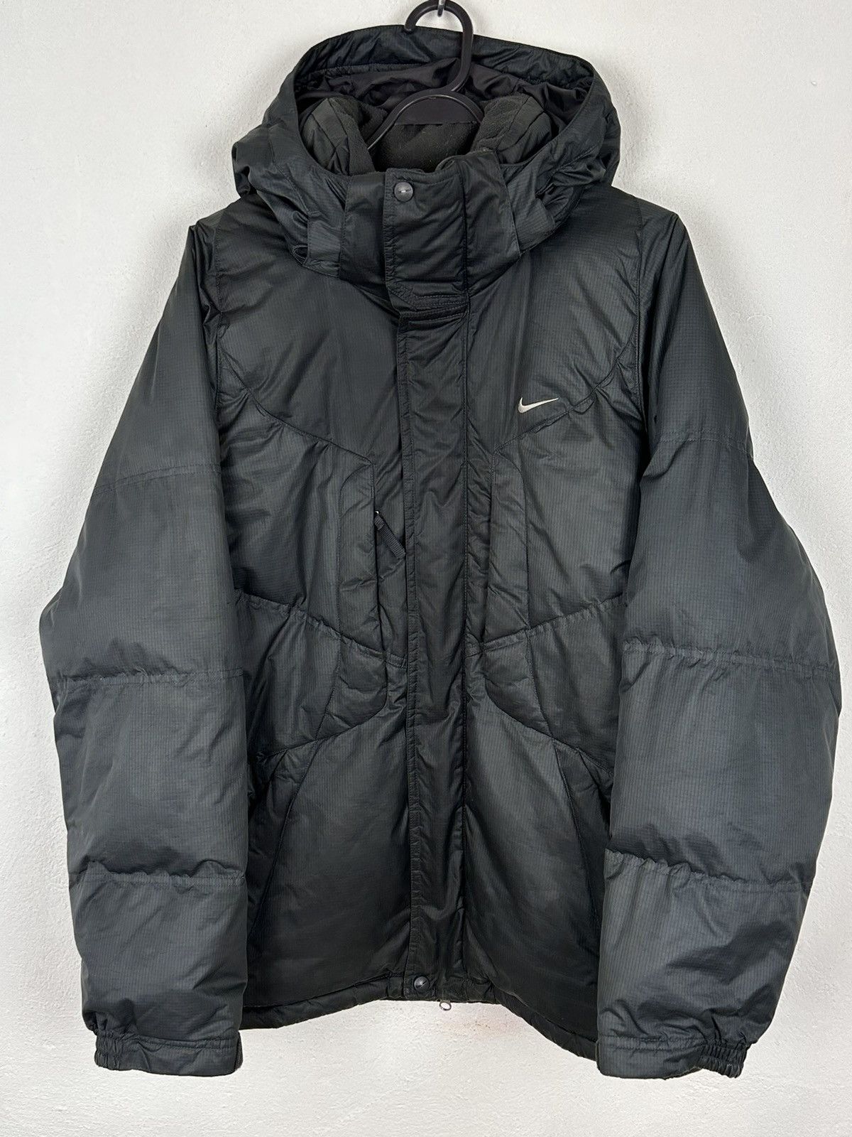 Nike 00s Vintage Nike Embroidered Swoosh Puffer Parka Jacket Size US M / EU 48-50 / 2 - 1 Thumbnail