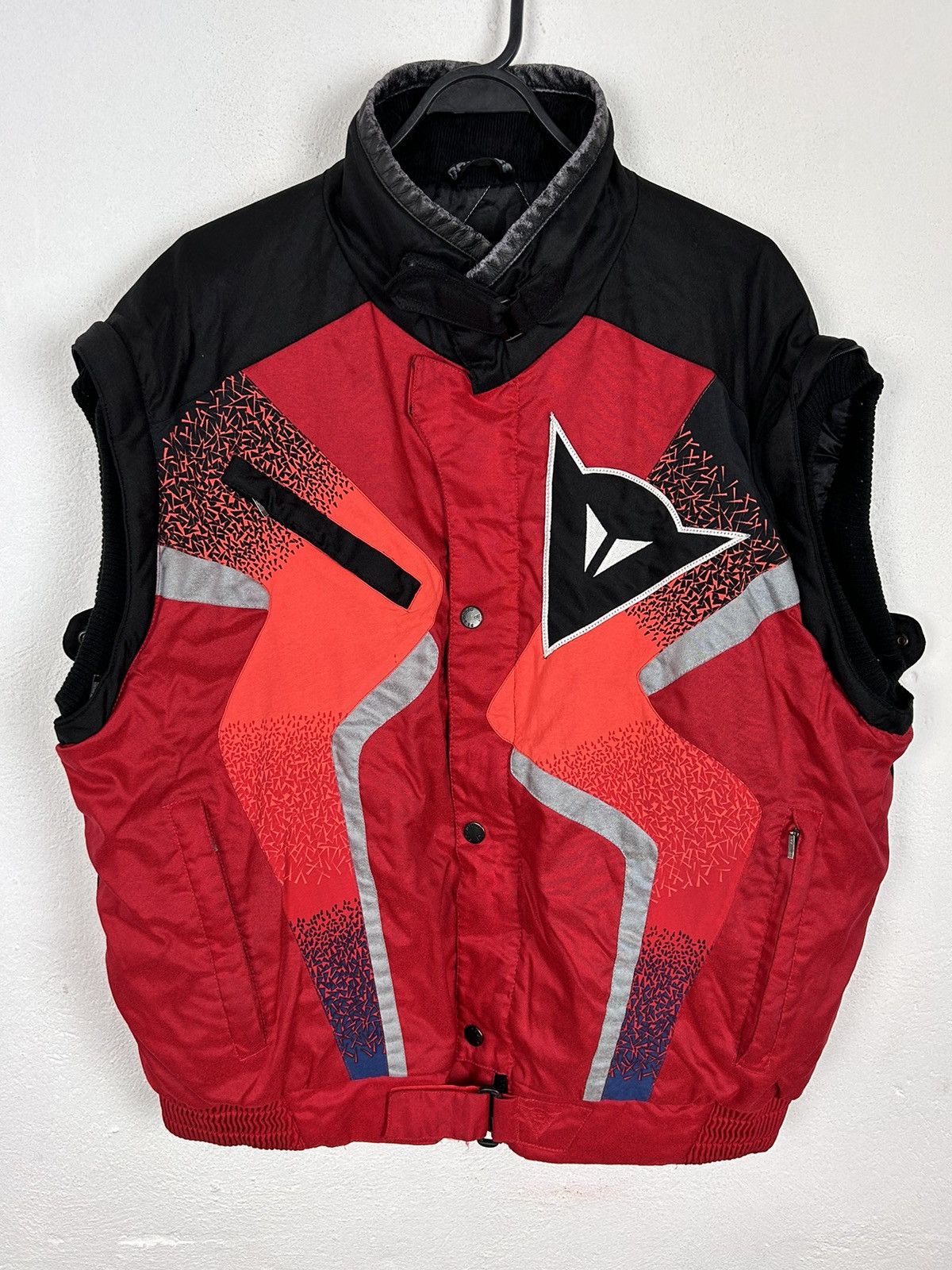 Dainese 80s Vintage Dainese Racing Crazy Design Transformer Jacket Size US XL / EU 56 / 4 - 13 Thumbnail