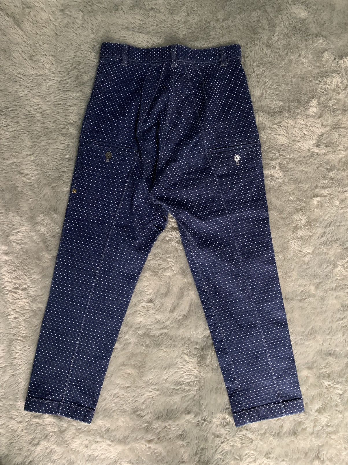 Issey Miyake × Japanese Brand × mercibeaucoup Mercibeaucoup drop croch polkadot Pants Size 27" / US 4 / IT 40 - 11 Thumbnail