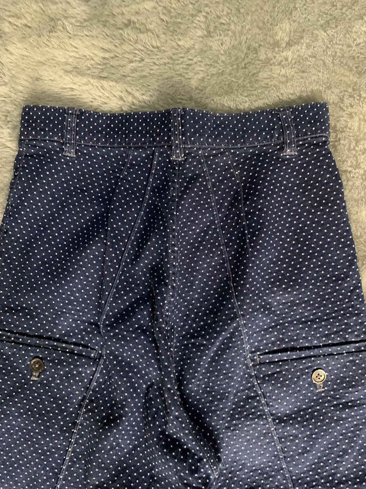 Issey Miyake × Japanese Brand × mercibeaucoup Mercibeaucoup drop croch polkadot Pants Size 27" / US 4 / IT 40 - 10 Thumbnail
