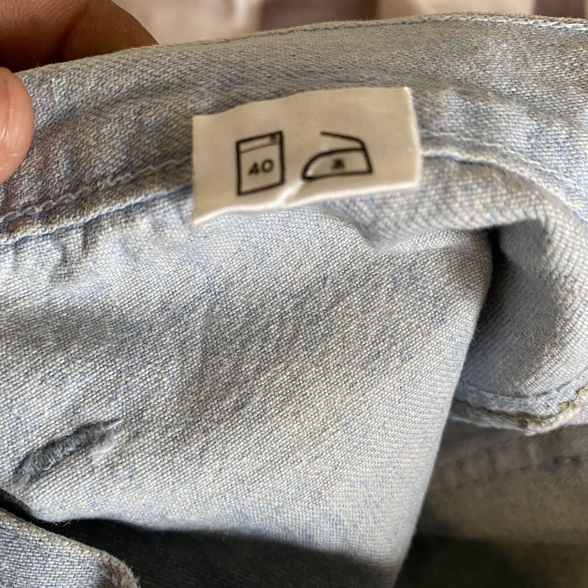 Vintage Vintage Bell Bottom Lightwash Blue Flare Jeans Size US 29 - 13 Thumbnail