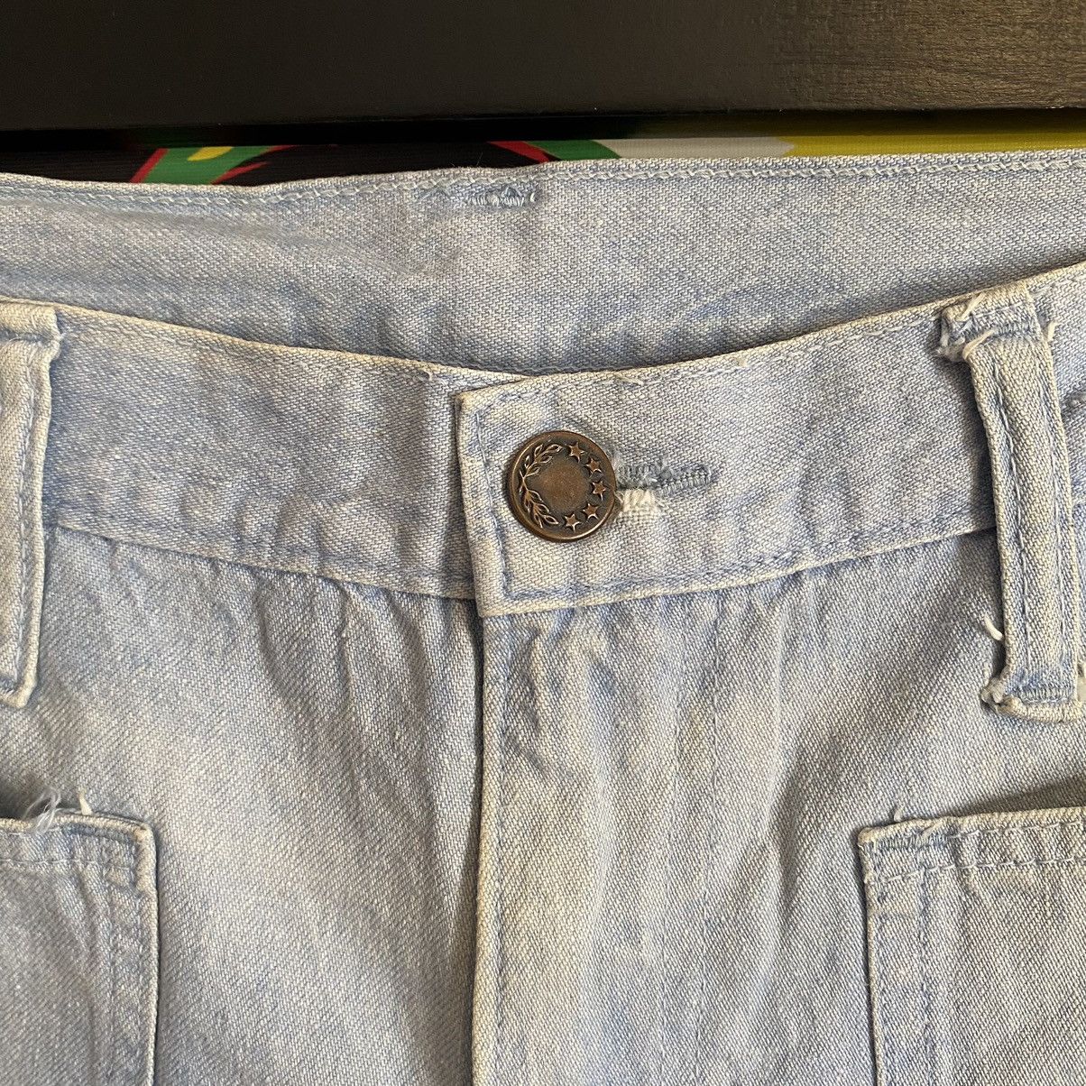 Vintage Vintage Bell Bottom Lightwash Blue Flare Jeans Size US 29 - 7 Thumbnail