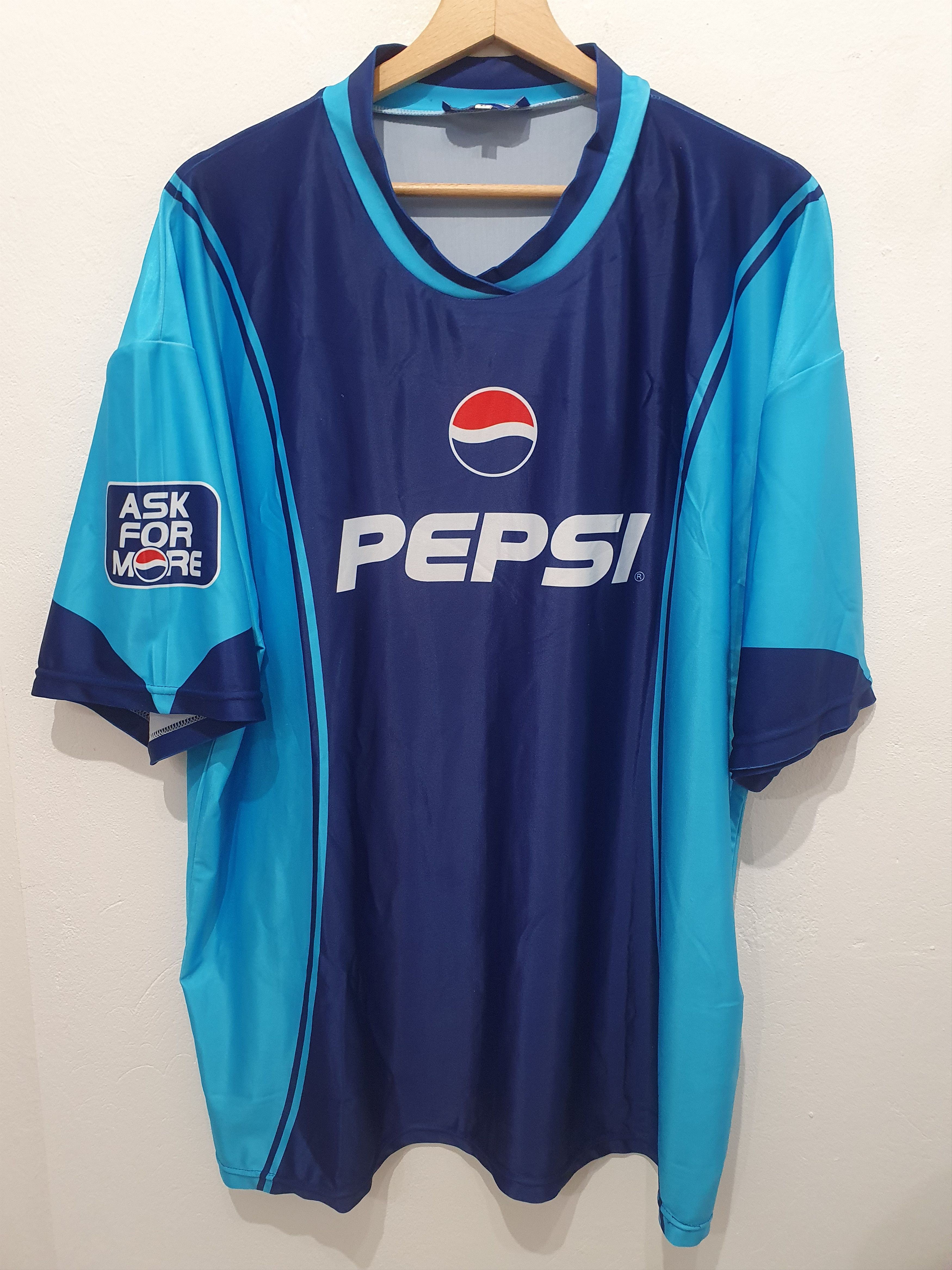 Maillot De Football équipe Pepsi Occasion Taille L - Bleu