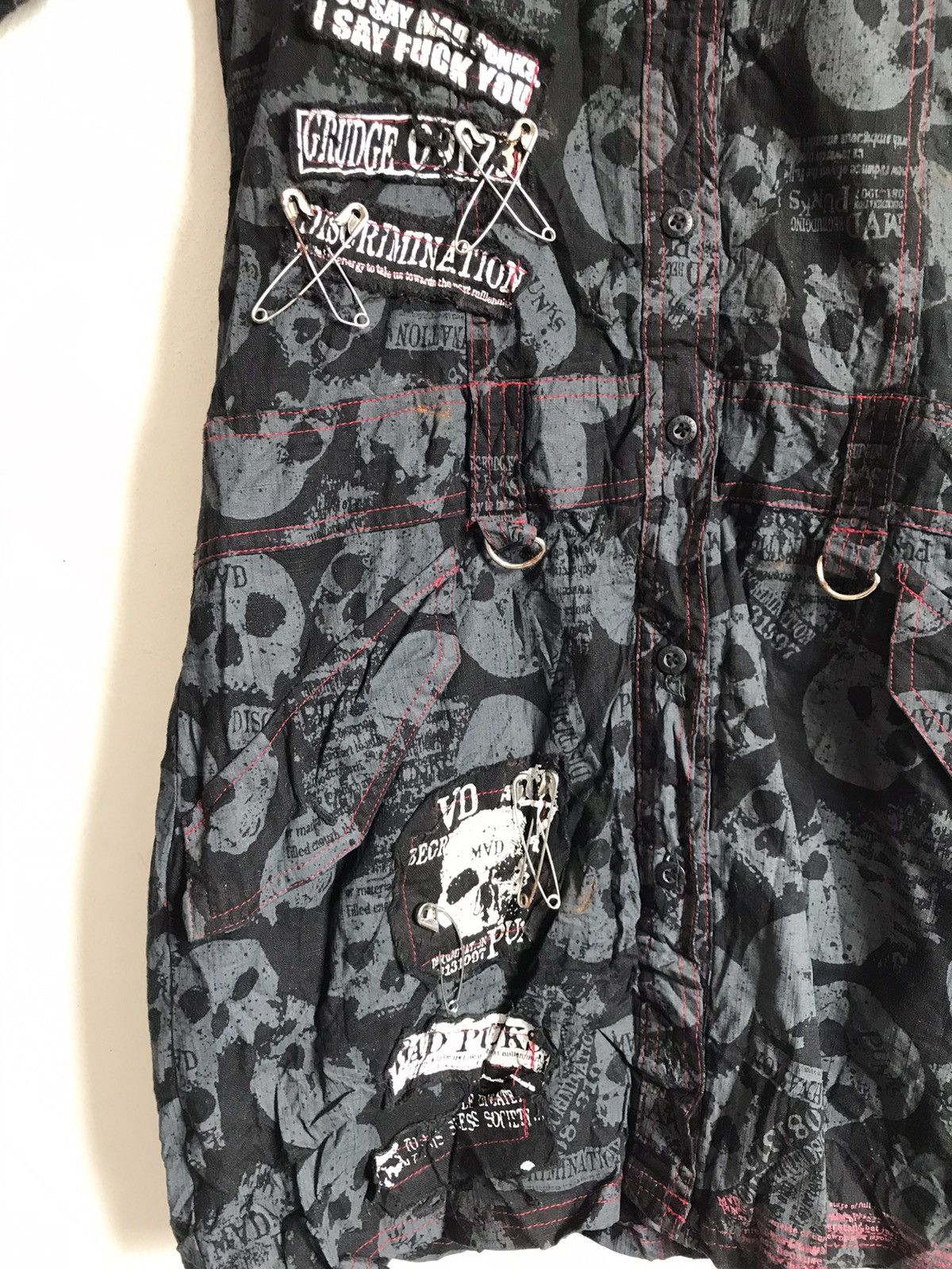 Japanese Brand × Seditionaries Mad Punk Petit Seditionaries Bondage Shirt Size M / US 6-8 / IT 42-44 - 5 Thumbnail