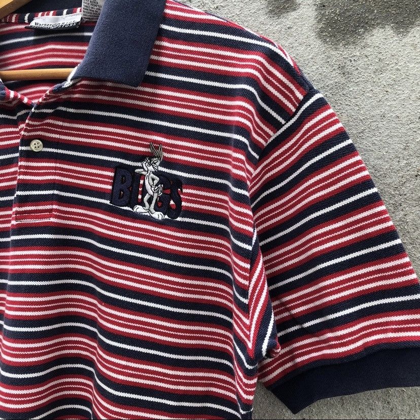 Cartoon Network Vintage 90s Warner Bros Bugs Bunny Polo Shirt Size US XL / EU 56 / 4 - 2 Thumbnail