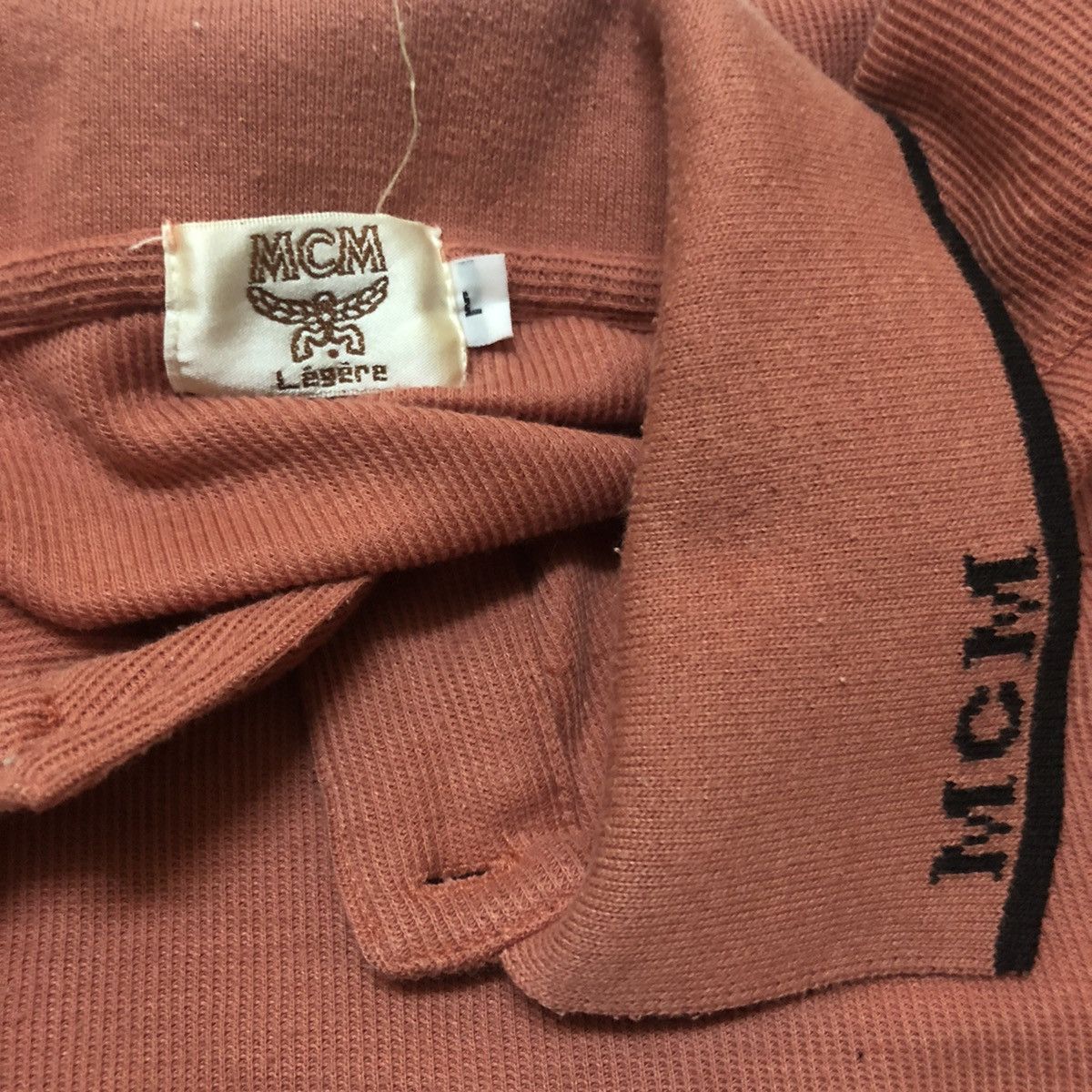 MCM Vintage MCM Polo Shirt Size US L / EU 52-54 / 3 - 3 Thumbnail