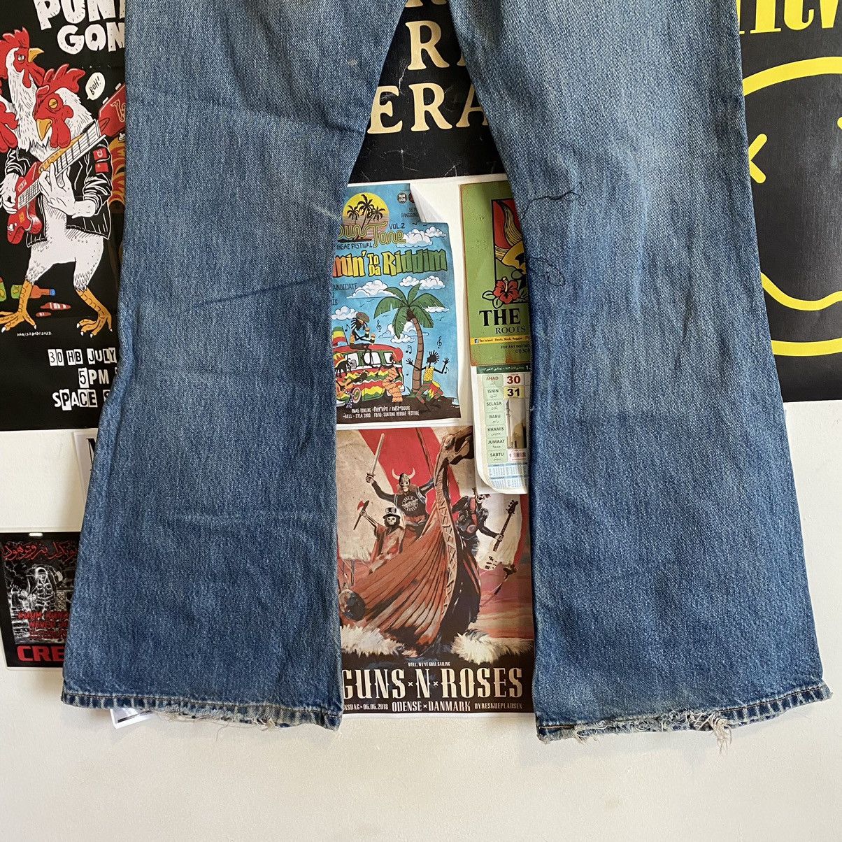 Levi's Vintage Levi’s 450 Y2k Flare Denim Size US 29 - 7 Thumbnail