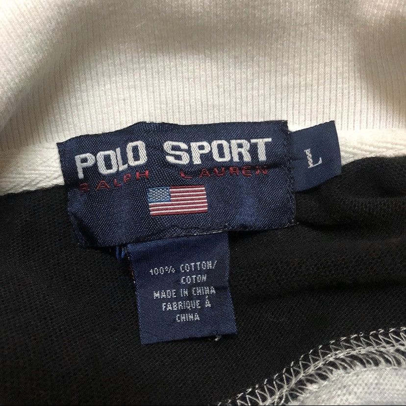 Polo Ralph Lauren Vintage Polo Sport By Ralph Lauren Collar Shirt Size US L / EU 52-54 / 3 - 3 Thumbnail
