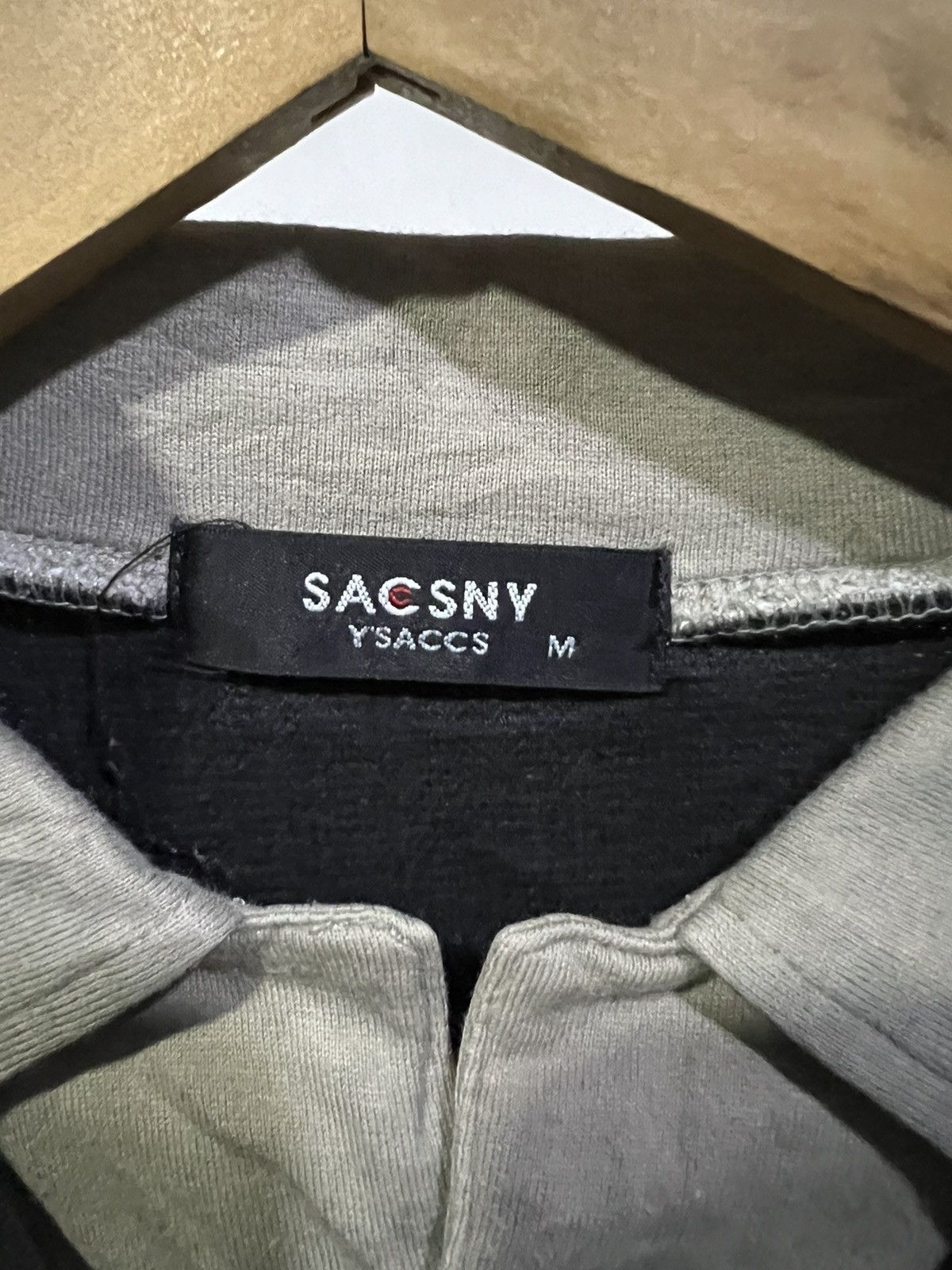 Vintage × Y's for Men × Yohji Yamamoto VINTAGE SACSNY Y’SACCS LONG SLEEVE DOUBLE COLLAR BY YOHJI Size US S / EU 44-46 / 1 - 8 Thumbnail