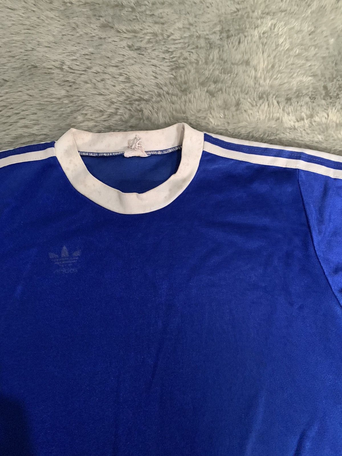 Vintage Vintage 70s Very Rare Adidas Erima Jersey Tee Size US M / EU 48-50 / 2 - 2 Thumbnail