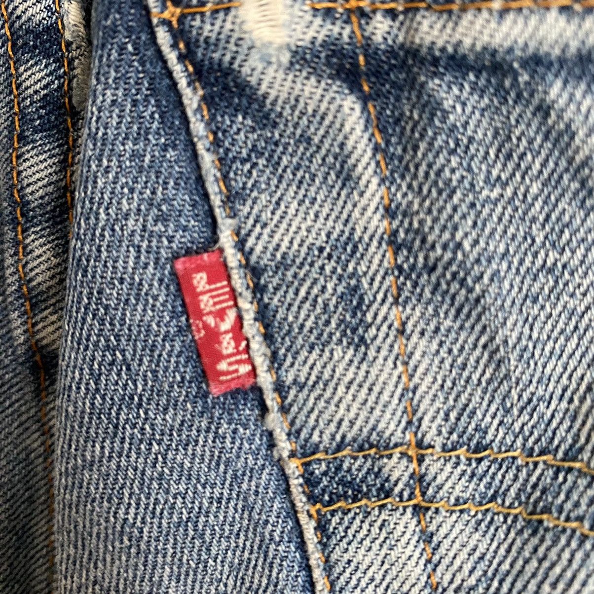Levi's Vintage Levi’s 551 90s Big E Selvedge Distressed Denim Size US 28 / EU 44 - 10 Thumbnail