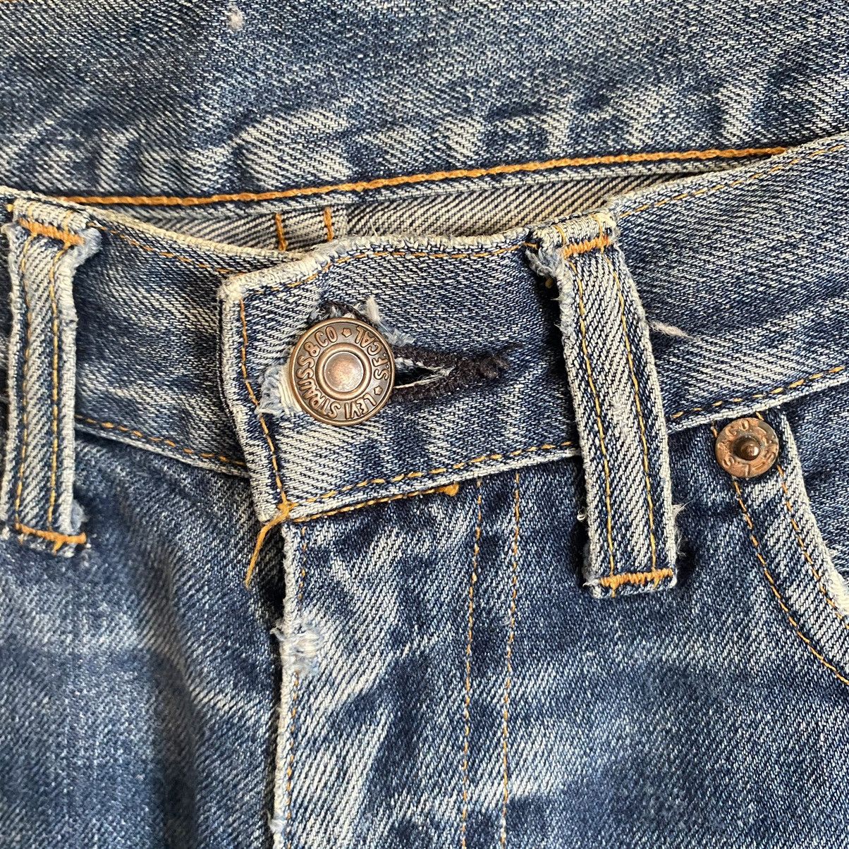 Levi's Vintage Levi’s 551 90s Big E Selvedge Distressed Denim Size US 28 / EU 44 - 5 Thumbnail