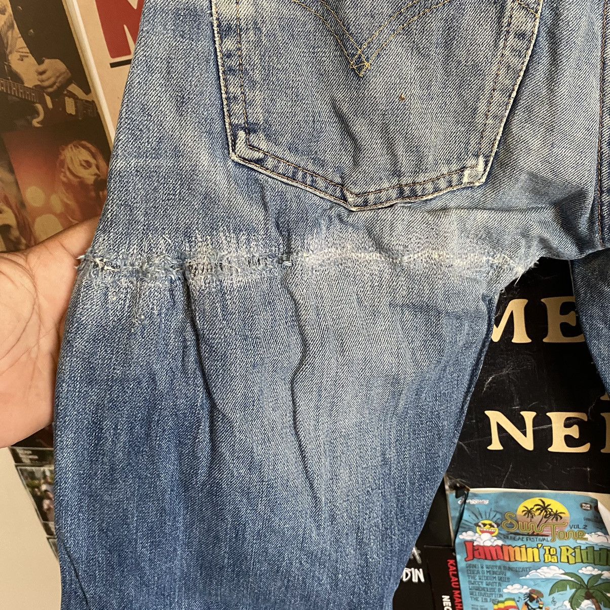 Levi's Vintage Levi’s 551 90s Big E Selvedge Distressed Denim Size US 28 / EU 44 - 9 Thumbnail