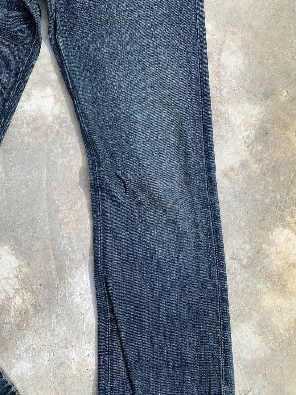 Japanese Brand Rico Dyed Washed Flare Zipper Denim Size 31" - 5 Thumbnail