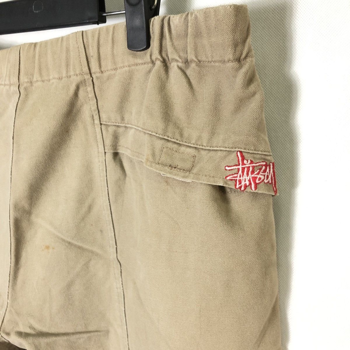 Stussy × Vintage Vintage Stussy Usa Painter Design Baggy Jorts Shorts Size US 35 - 6 Thumbnail