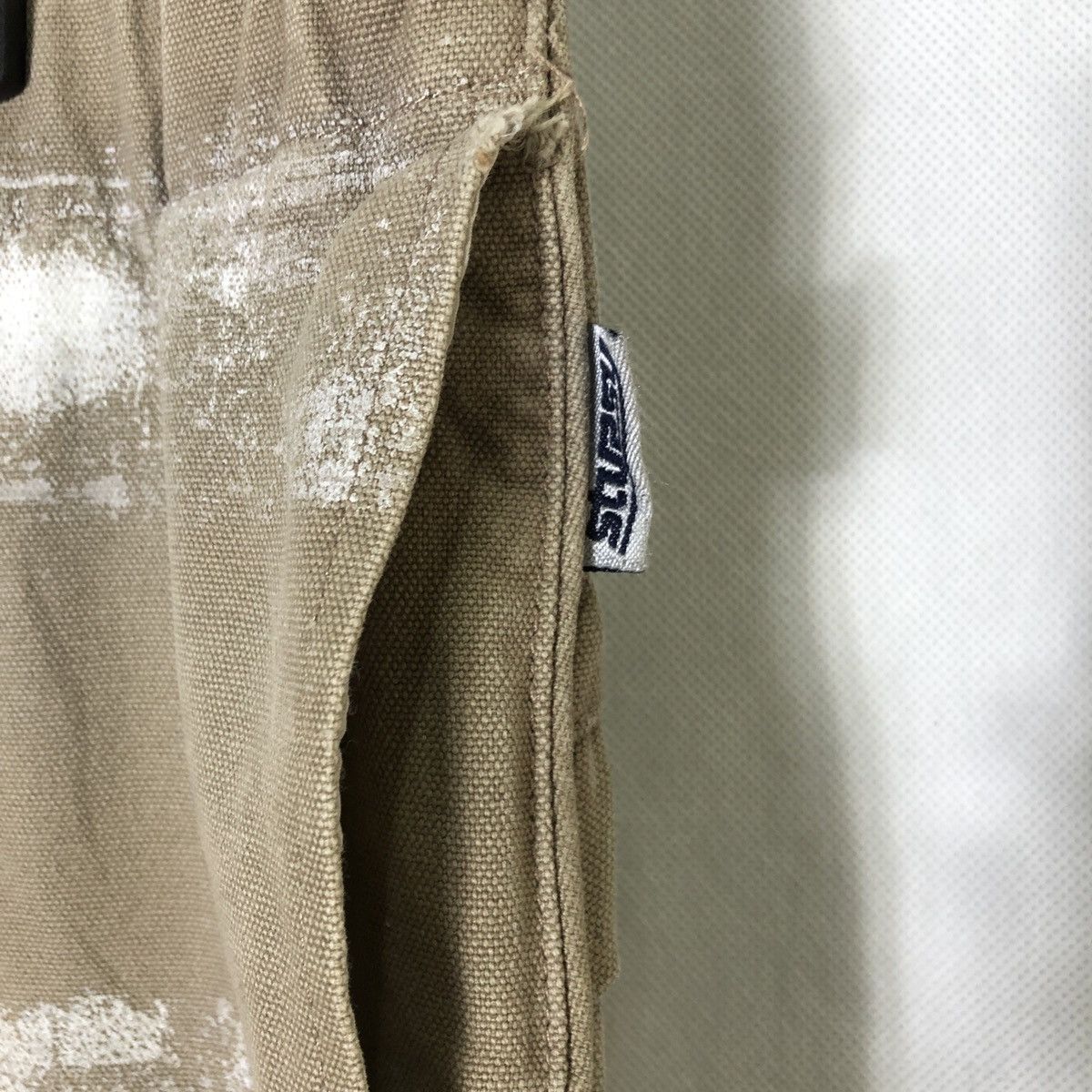 Stussy × Vintage Vintage Stussy Usa Painter Design Baggy Jorts Shorts Size US 35 - 5 Thumbnail