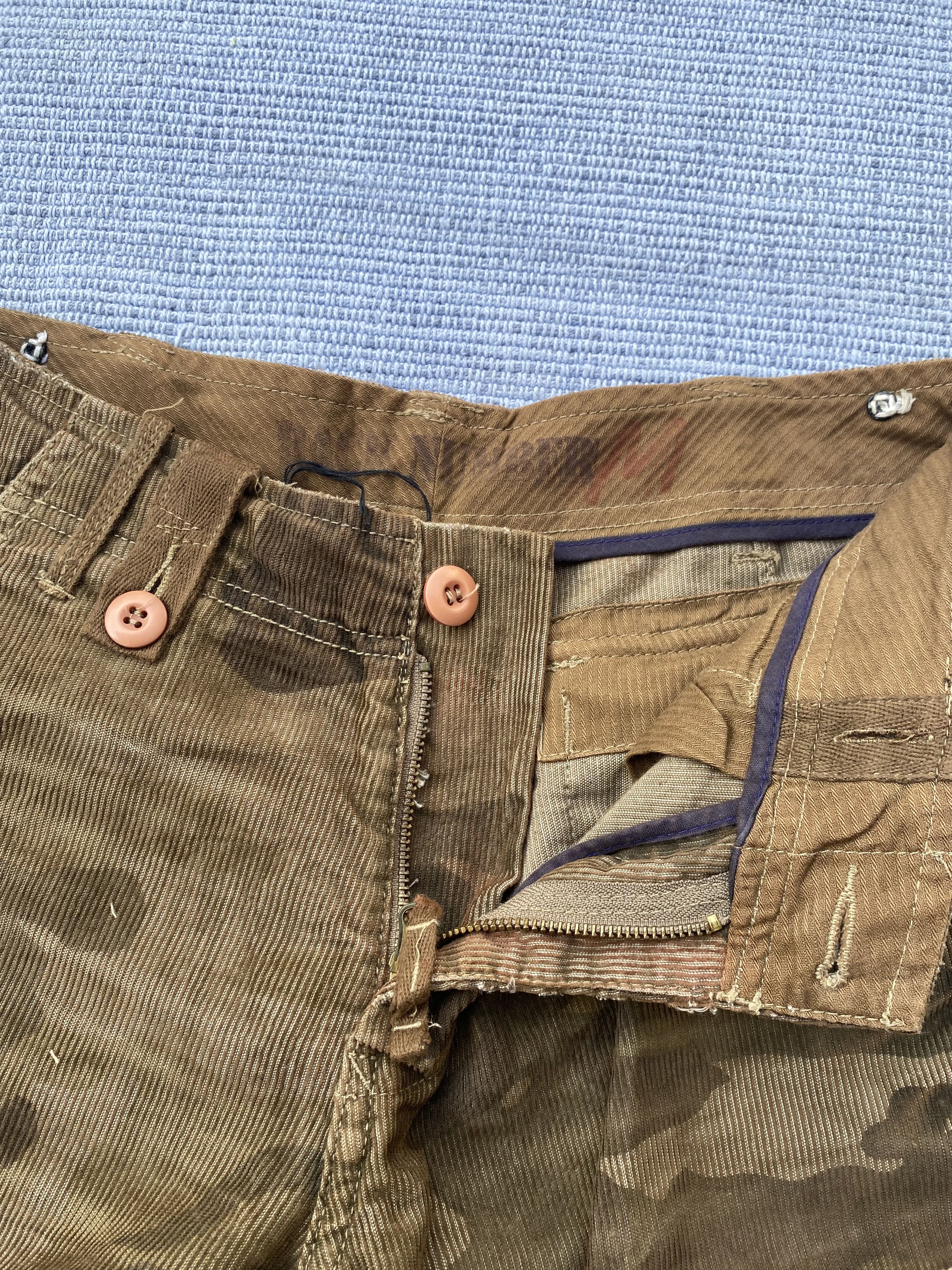 Japanese Brand back number camo ripped jeans Size US 32 / EU 48 - 7 Thumbnail