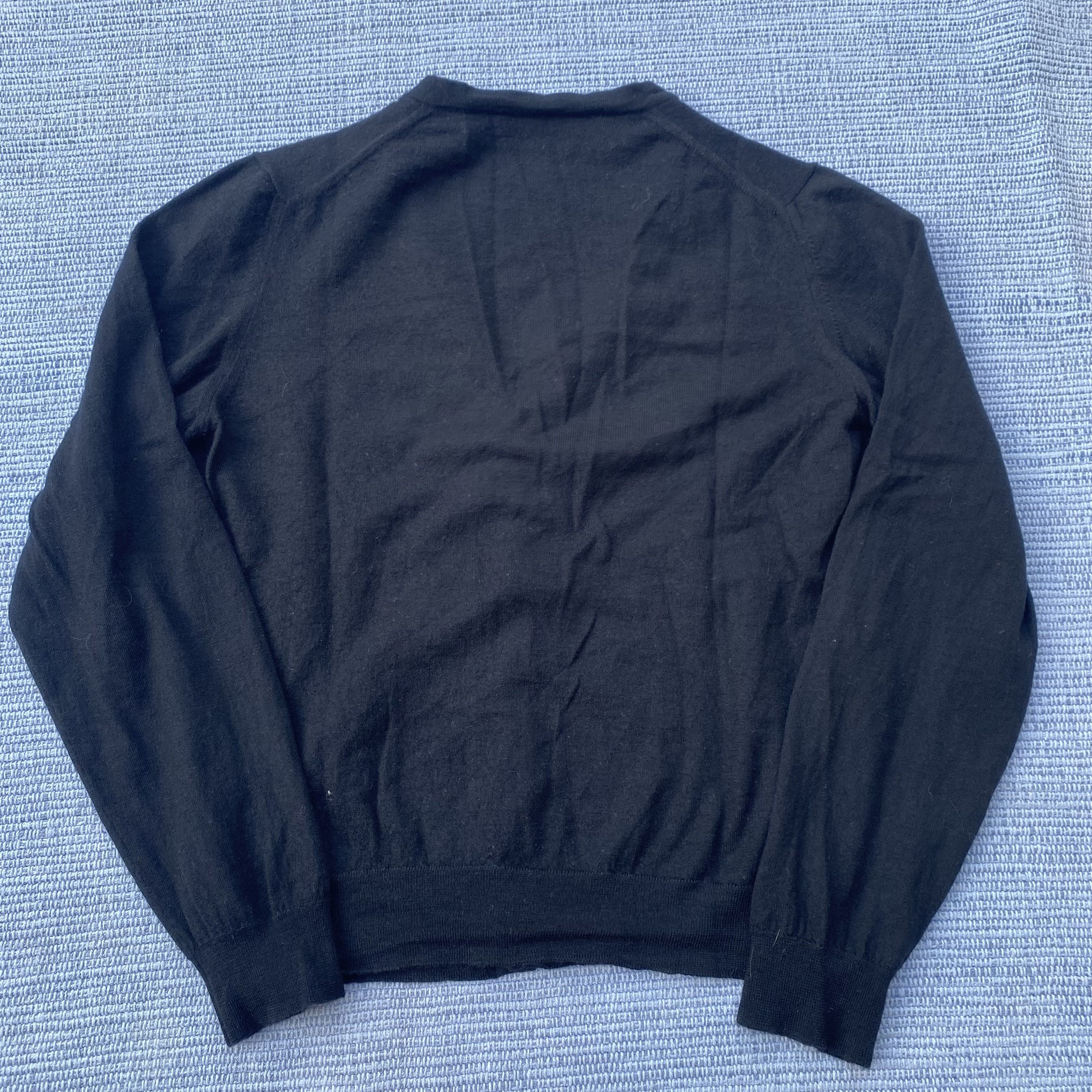 Ermenegildo Zegna black wool cardigan Size US S / EU 44-46 / 1 - 6 Thumbnail
