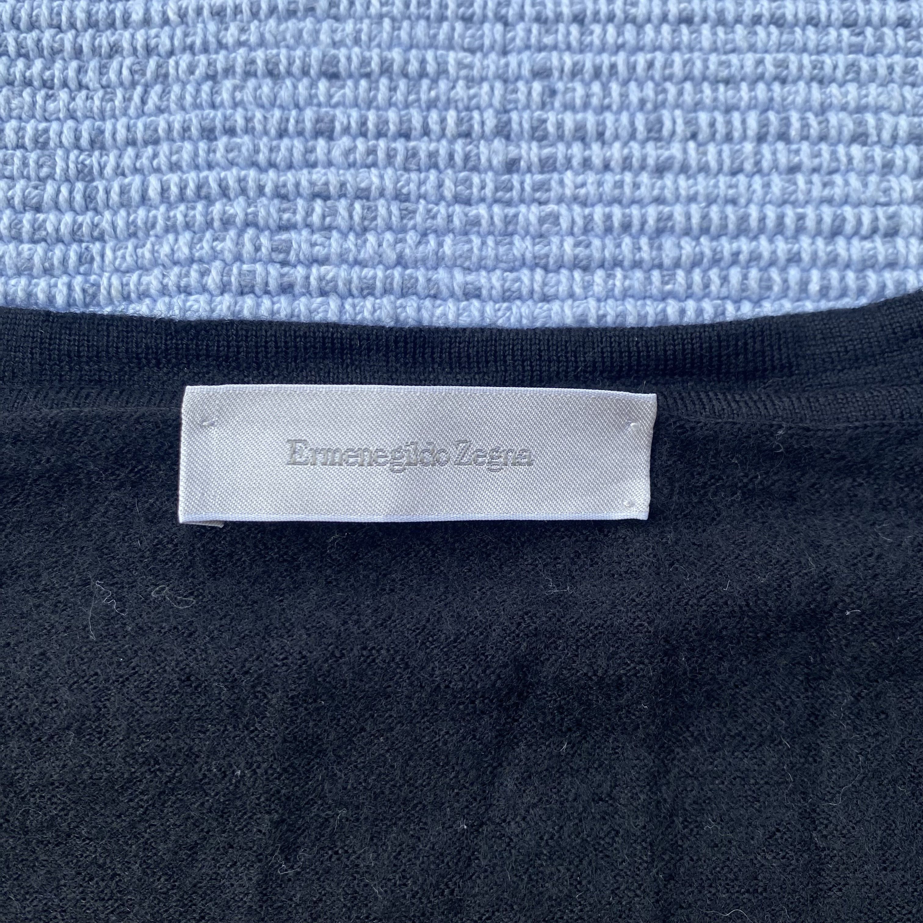 Ermenegildo Zegna black wool cardigan Size US S / EU 44-46 / 1 - 2 Thumbnail