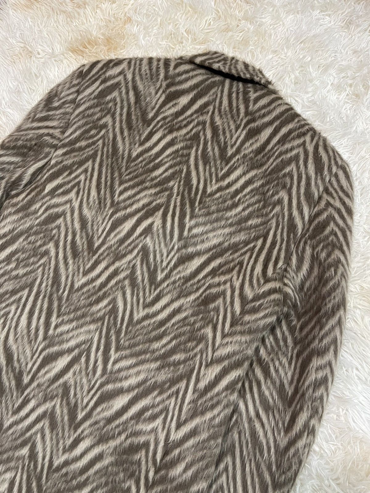 WE11DONE We11done Zebra Pattern Brown Fur Blazer Size US M / EU 48-50 / 2 - 5 Thumbnail