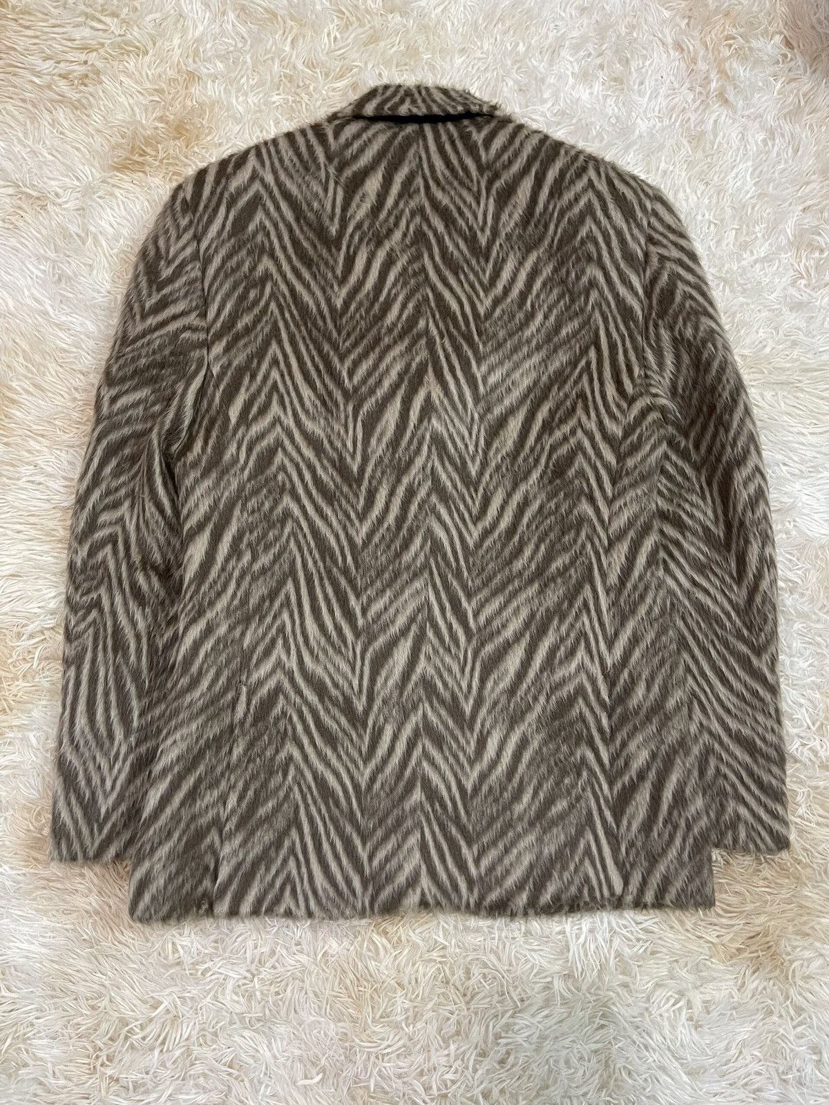 WE11DONE We11done Zebra Pattern Brown Fur Blazer Size US M / EU 48-50 / 2 - 6 Thumbnail
