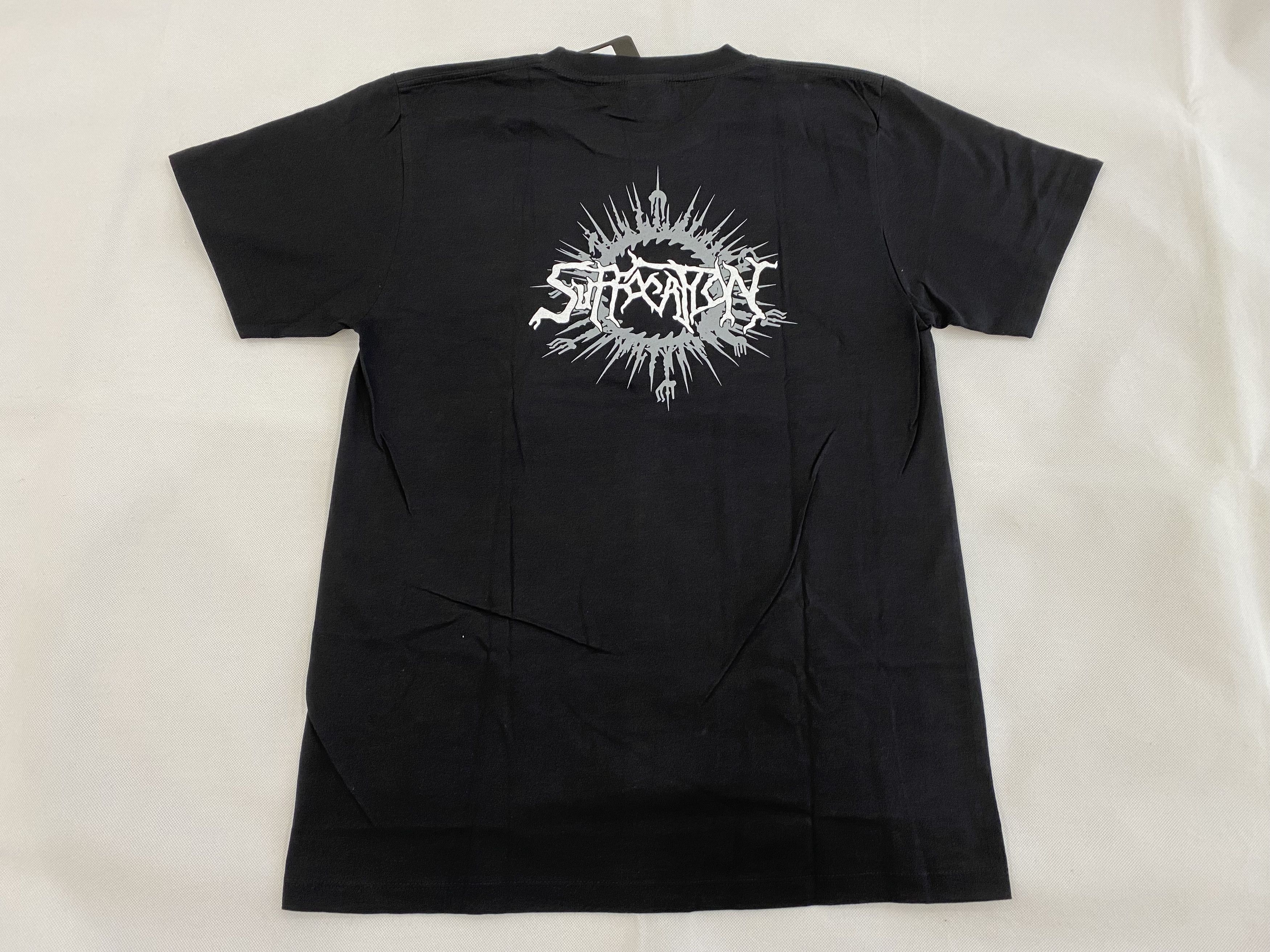 Band Tees Suffocation Graphic Printed T-shirt Medium Black Size US M / EU 48-50 / 2 - 7 Thumbnail
