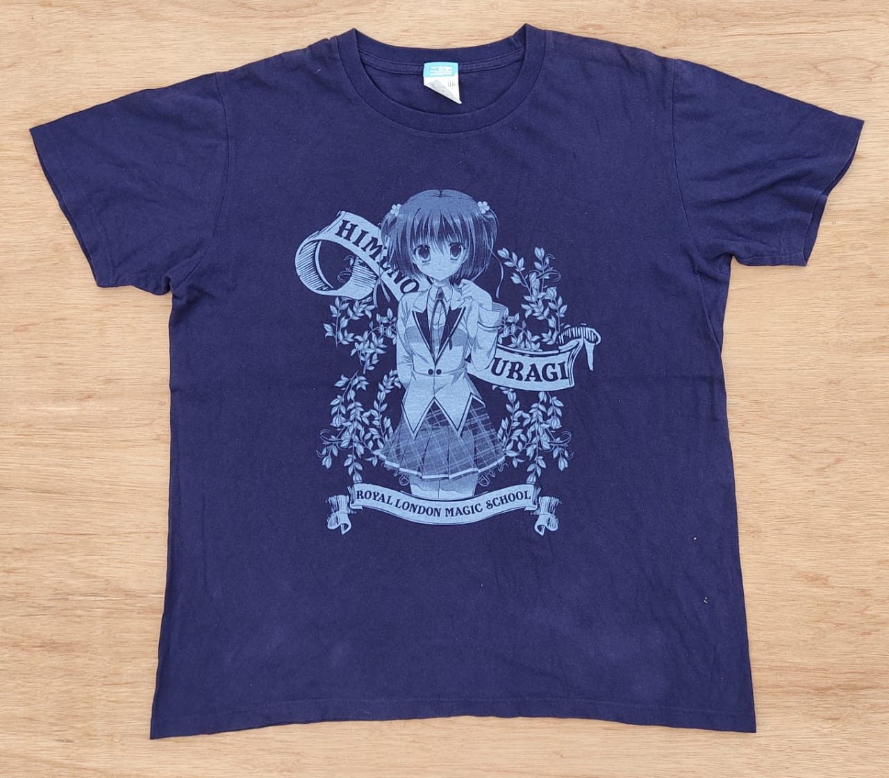 image of Anima x Vintage Tee Japan Anime Cospa Series B7 in Navy, Men's (Size XL)