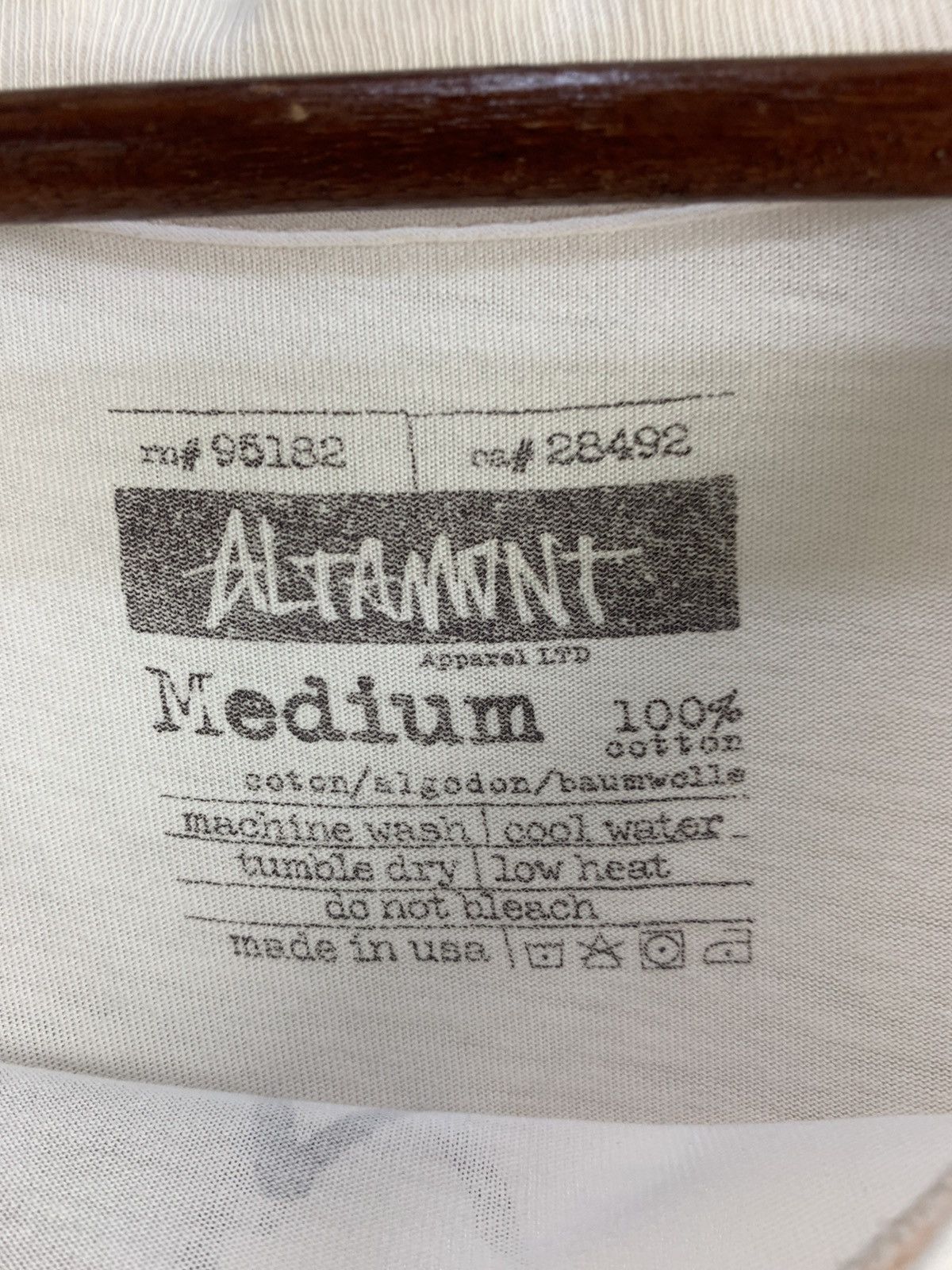 Altamont × Band Tees ALTAMONT Vintag 70s USA Devil Ghost 666 Rock Band Tee Shirt Size US M / EU 48-50 / 2 - 11 Thumbnail