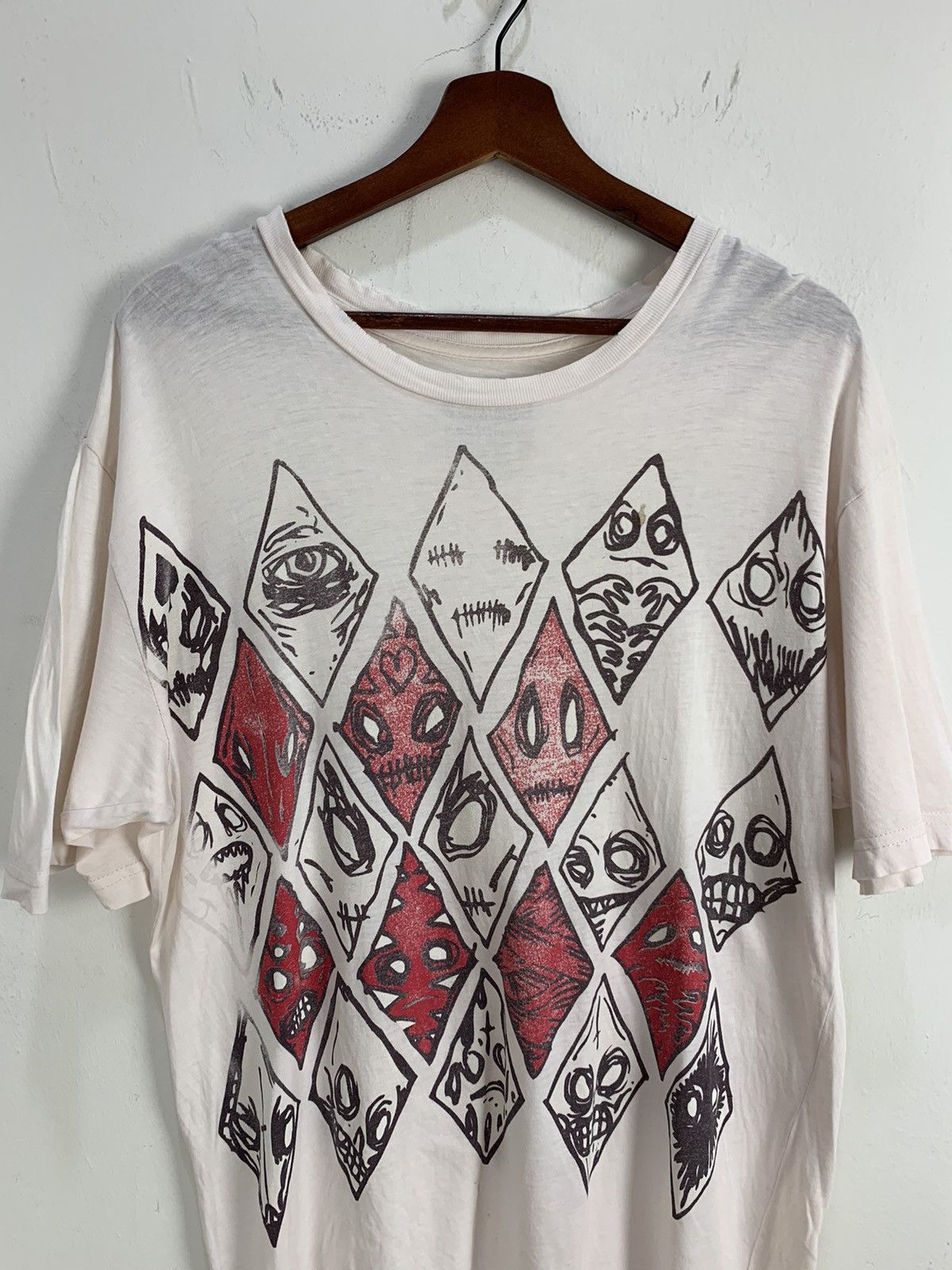 Altamont × Band Tees ALTAMONT Vintag 70s USA Devil Ghost 666 Rock Band Tee Shirt Size US M / EU 48-50 / 2 - 3 Thumbnail