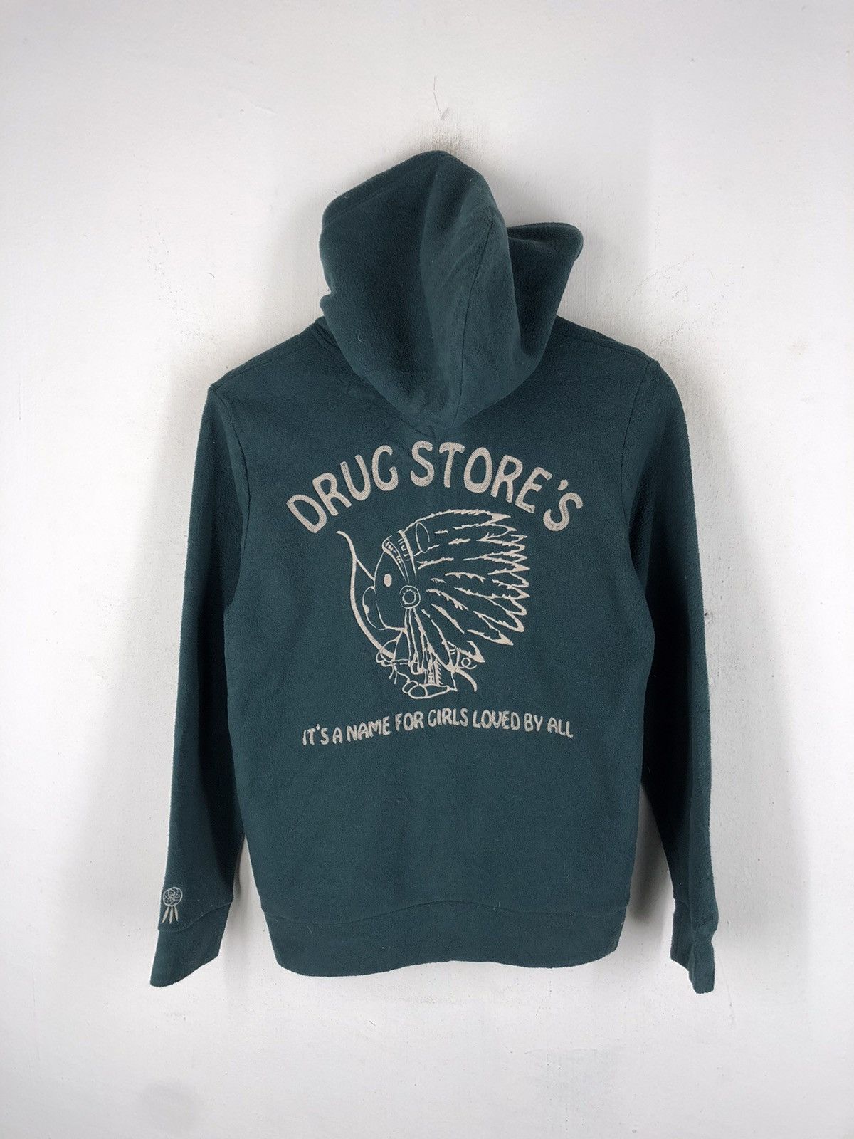 Japanese Brand Drug store embroidery fleece hooded indian design Size US S / EU 44-46 / 1 - 1 Thumbnail