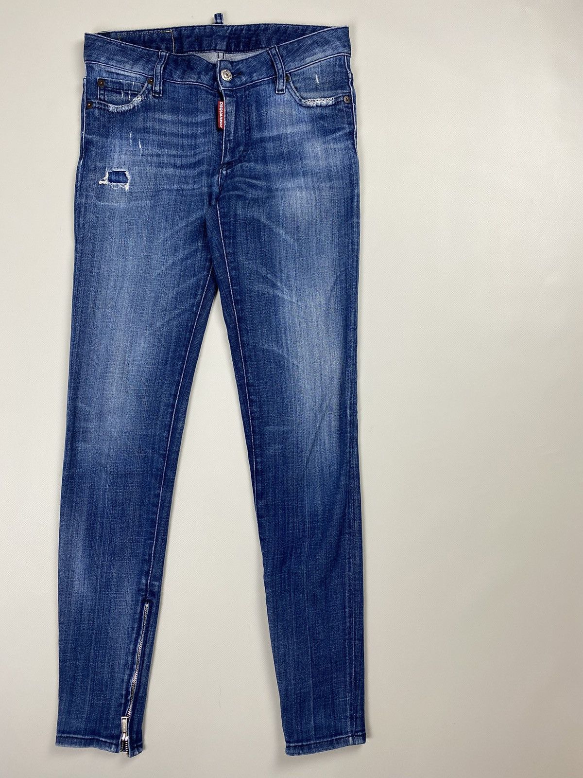 Dsquared2 Dsquared ladies skinny biker jeans size 40 Size 27" / US 4 / IT 40 - 3 Thumbnail