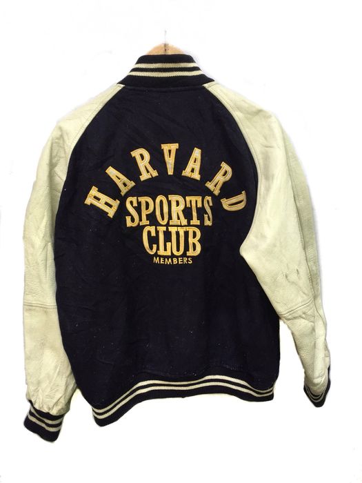 Oversized Sports Club Badge Varsity Jacket