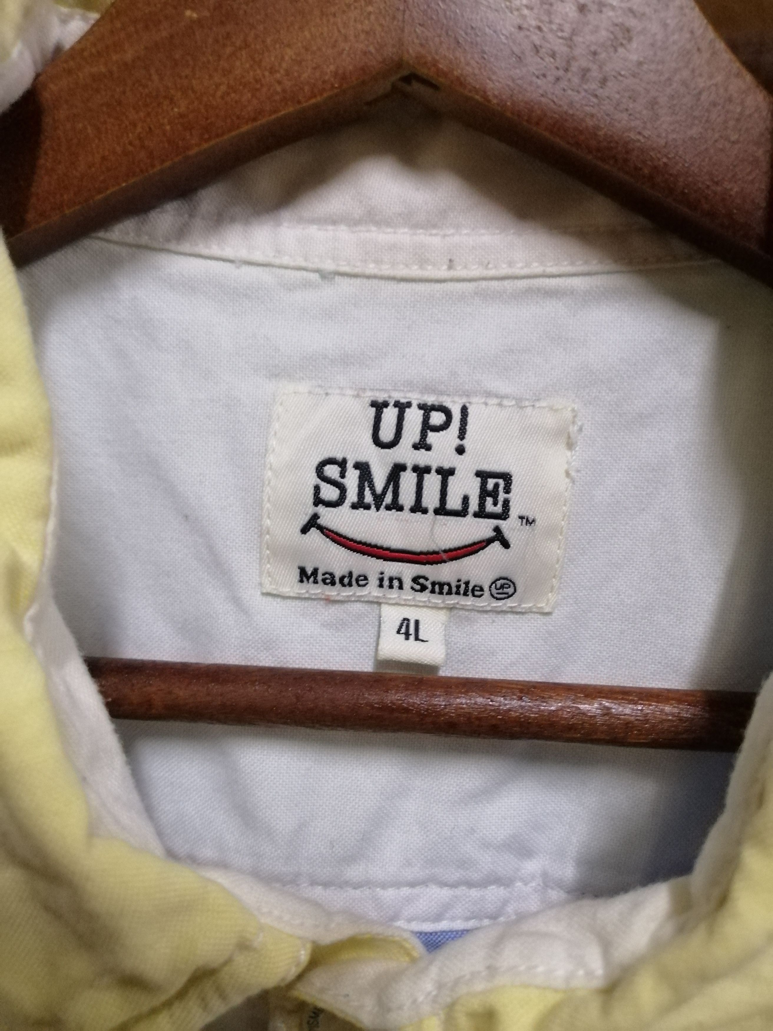 Designer × Vintage UP SMILE button up shirt streetwear design oversize 4L J12 Size US XXL / EU 58 / 5 - 6 Thumbnail