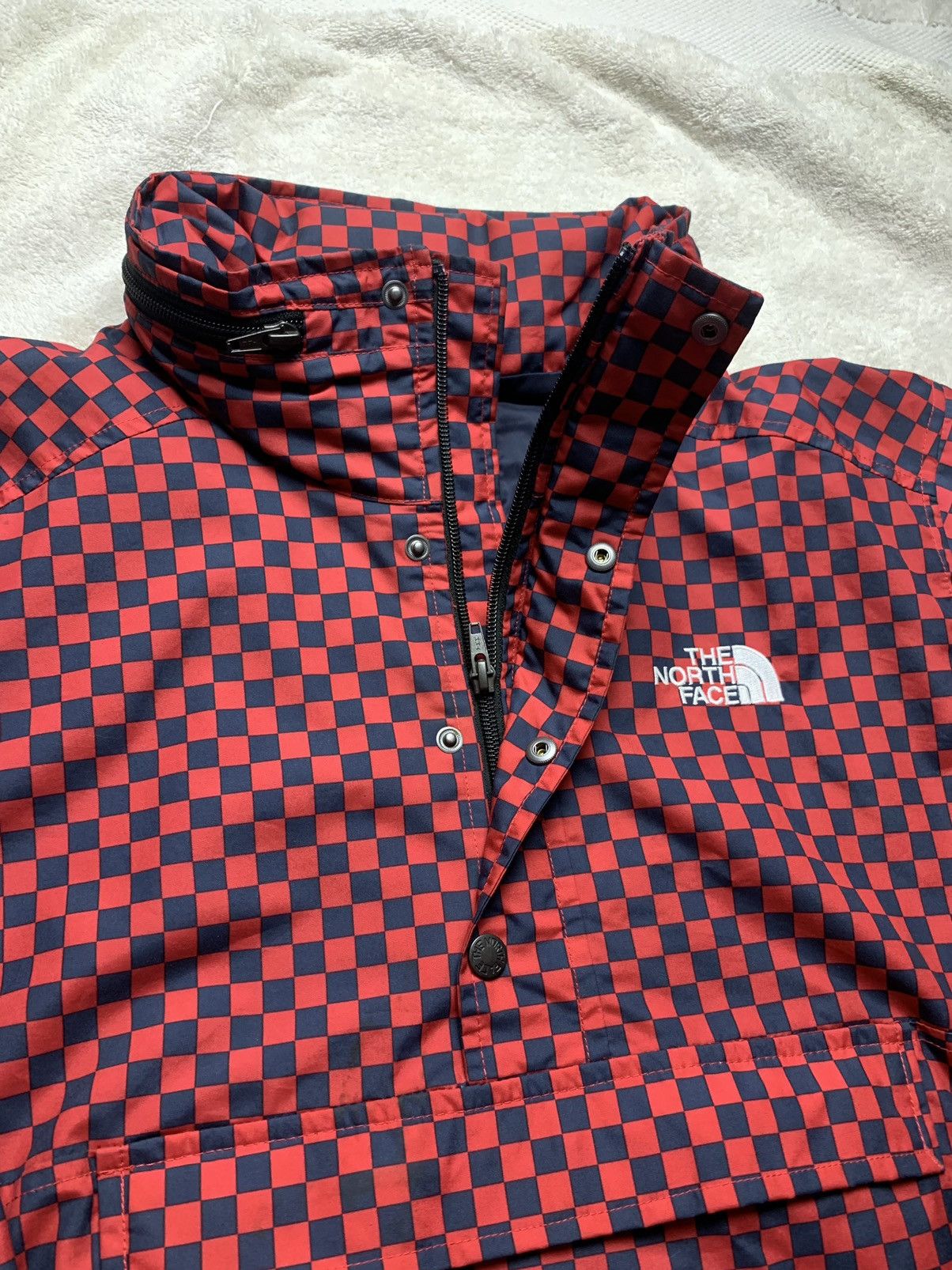 Supreme × The North Face 2011 The North Face x Supreme CHECKERED Pullover Jacket Red Size US L / EU 52-54 / 3 - 6 Thumbnail
