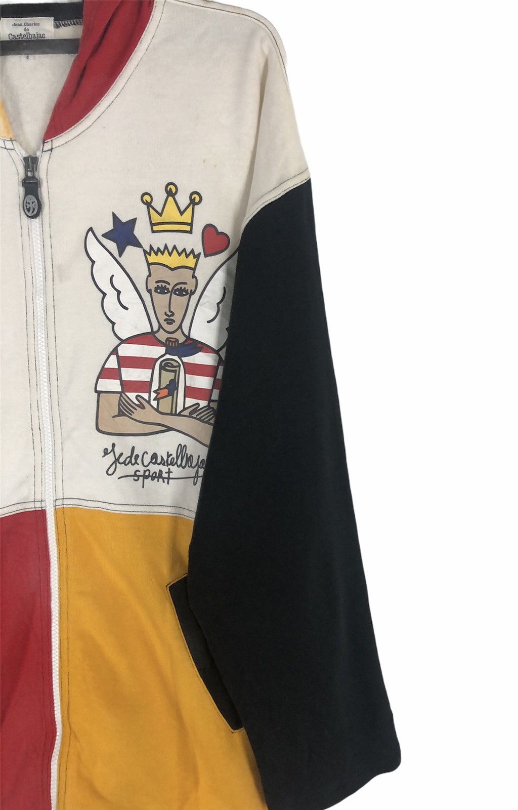 Jean Charles De Castelbajac × Vintage Vintage JEAN CHARLES DE CASTLEBAJAC ART DESIGN Jacket Size US L / EU 52-54 / 3 - 5 Thumbnail