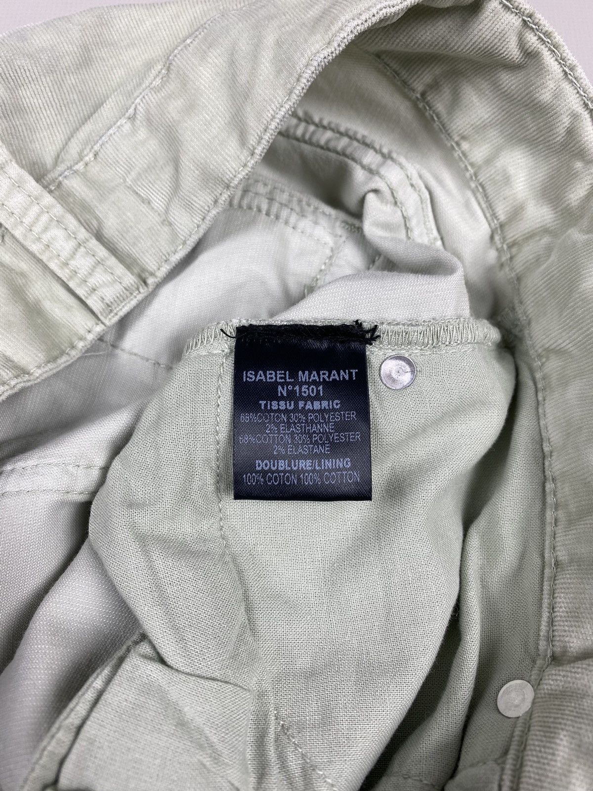 Isabel Marant Isabel Marant Etoile ladies corduroy biker pants size 36 Size 25" / US 0 / IT 36 - 14 Thumbnail