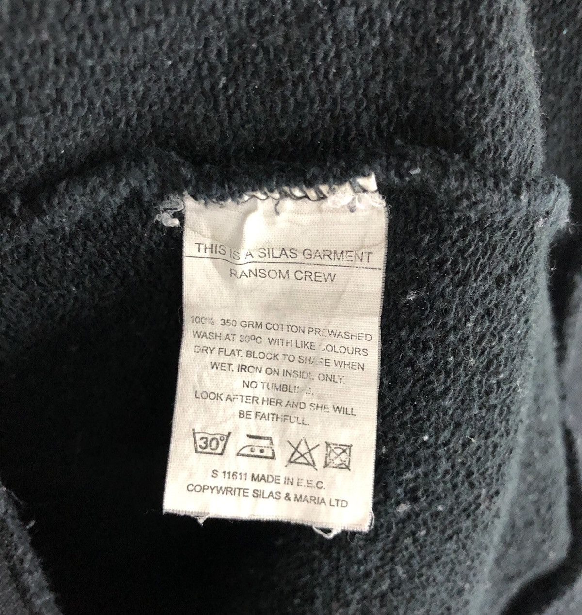 Japanese Brand × Silas Silas This Is A Silas Garment Ransom Crew Sweatshi Big Logo Size US M / EU 48-50 / 2 - 8 Thumbnail