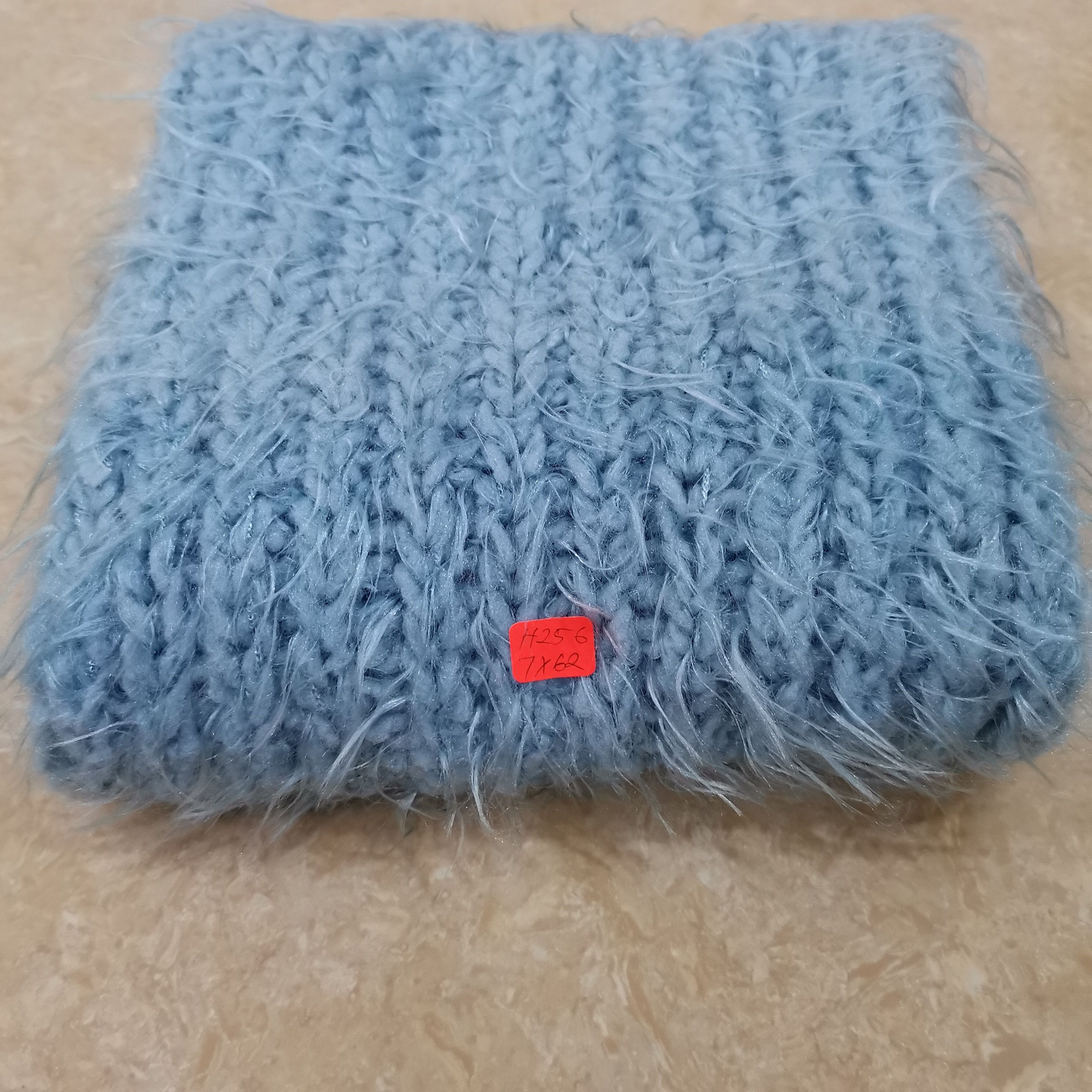 Other Fur/ Knit Scarf baby Blue Size ONE SIZE - 4 Thumbnail