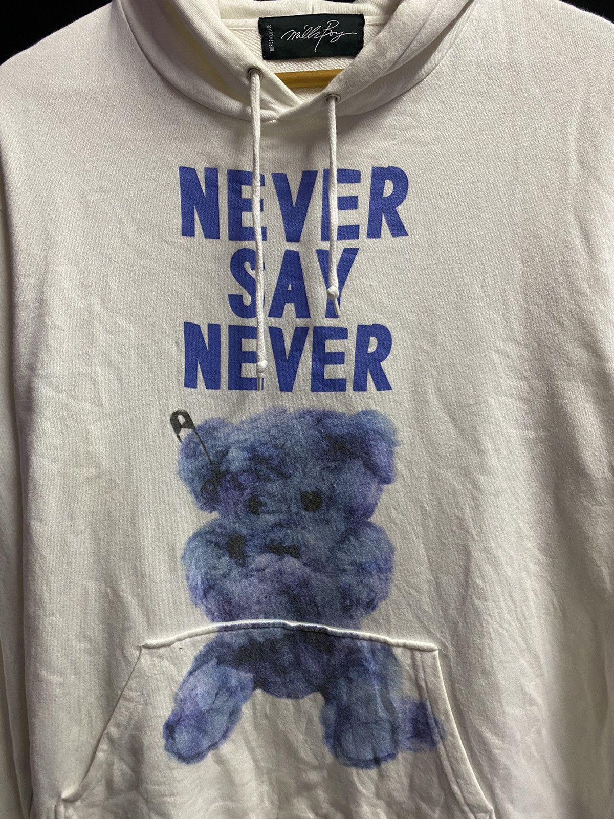Japanese Brand MILKBOY never say never punks bear hoodie Size US L / EU 52-54 / 3 - 3 Thumbnail