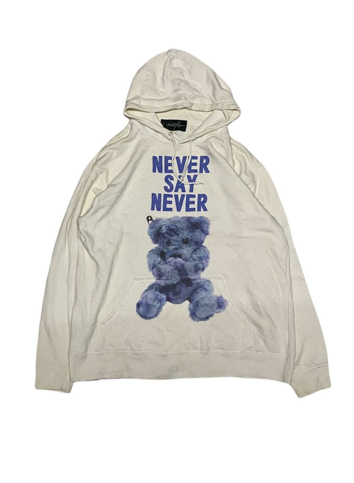 Japanese Brand MILKBOY never say never punks bear hoodie Size US L / EU 52-54 / 3 - 1 Thumbnail
