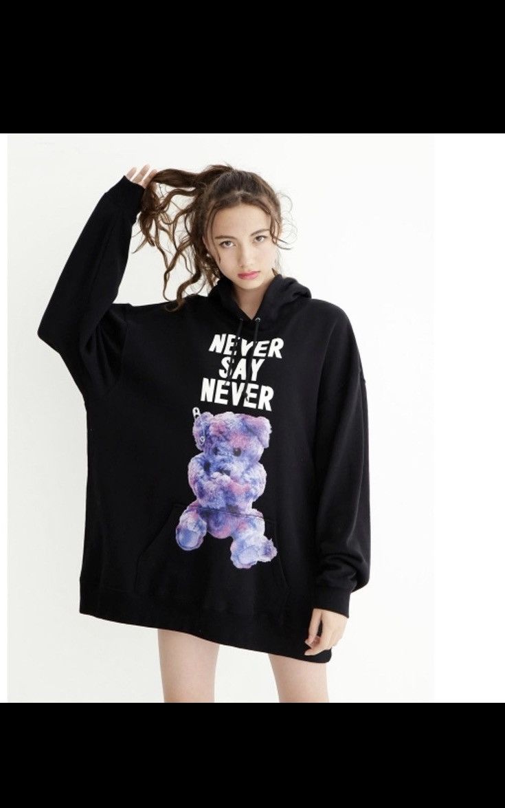 Japanese Brand MILKBOY never say never punks bear hoodie Size US L / EU 52-54 / 3 - 8 Thumbnail