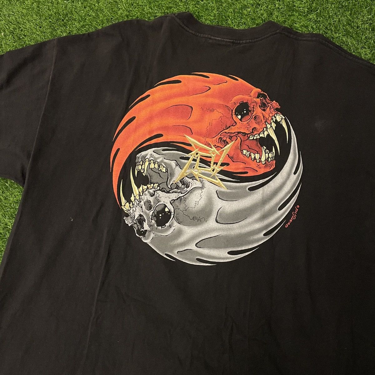 Band Tees × Metallica × Vintage Vintage 90s Metallica Pushead 