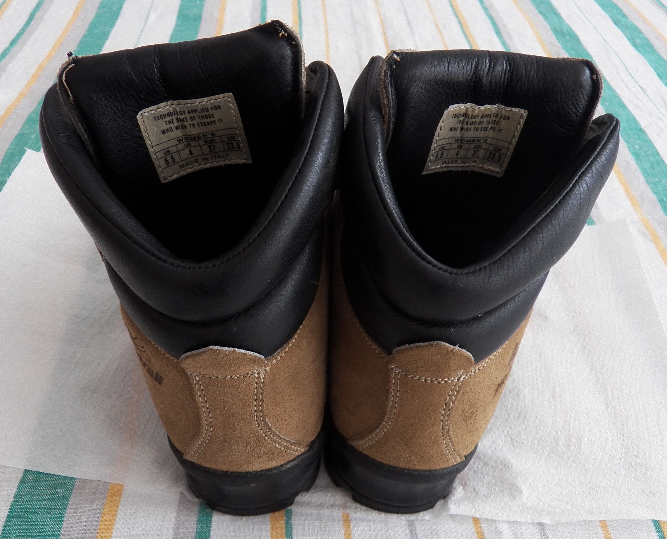 Leather Montrail Vercors Hiking Boots Tan Suede Leather US 6.5 EU 37 Size US 6.5 / IT 36.5 - 9 Thumbnail