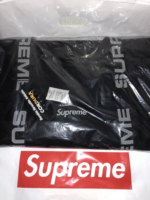 Supreme Duffle Bag Black SS18 Grailed