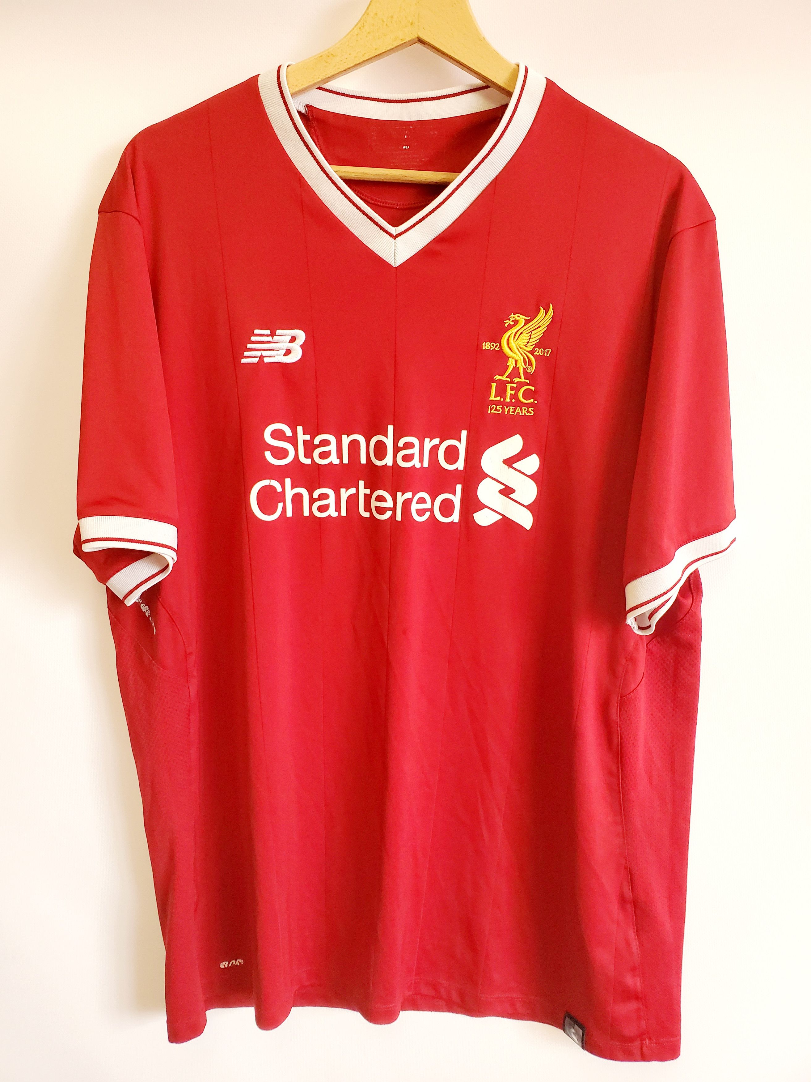 New Balance #20 Lallana Liverpool New Balance 2017/18 football shirt Size US XL / EU 56 / 4 - 1 Thumbnail
