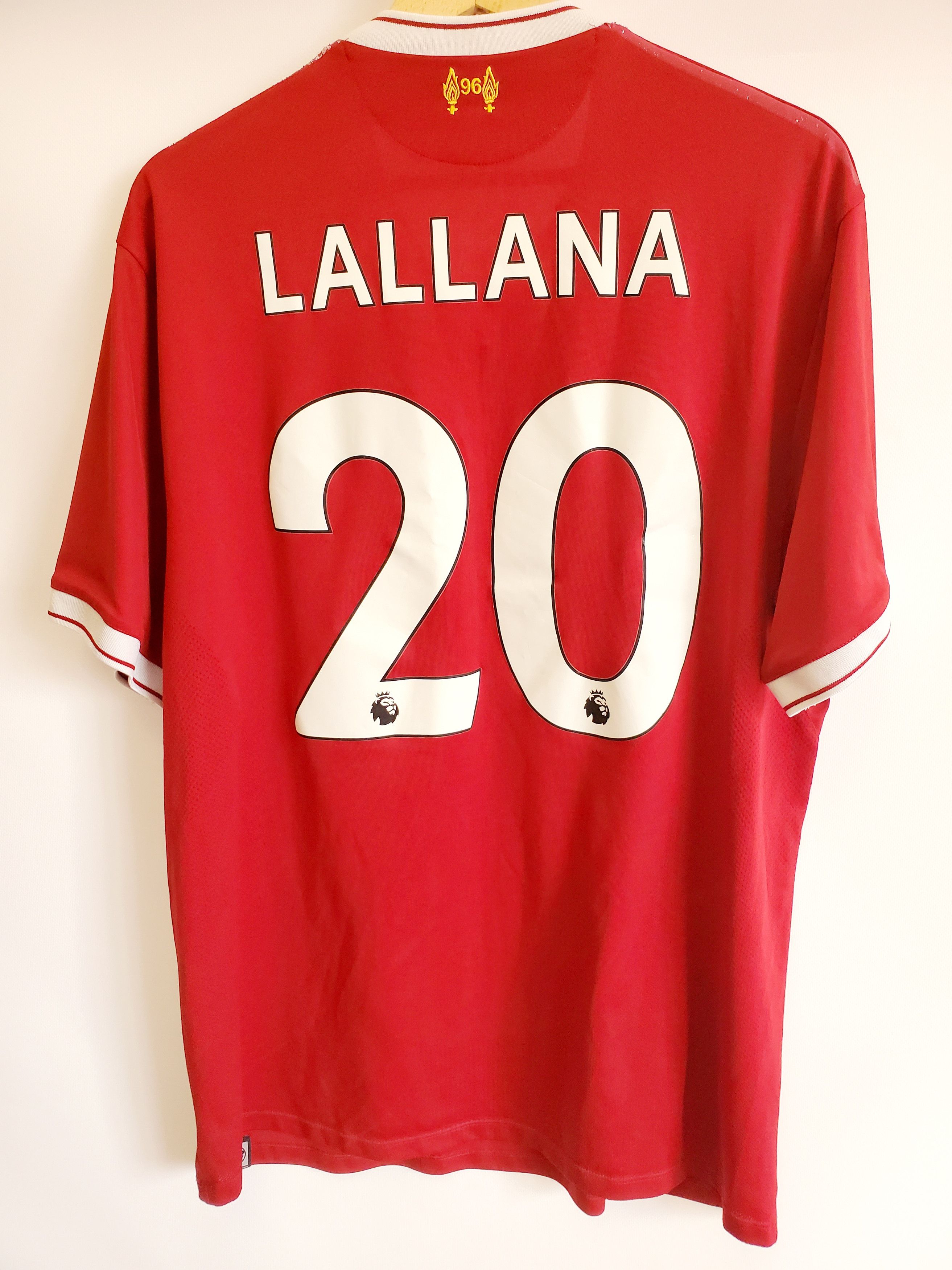 New Balance #20 Lallana Liverpool New Balance 2017/18 football shirt Size US XL / EU 56 / 4 - 5 Thumbnail