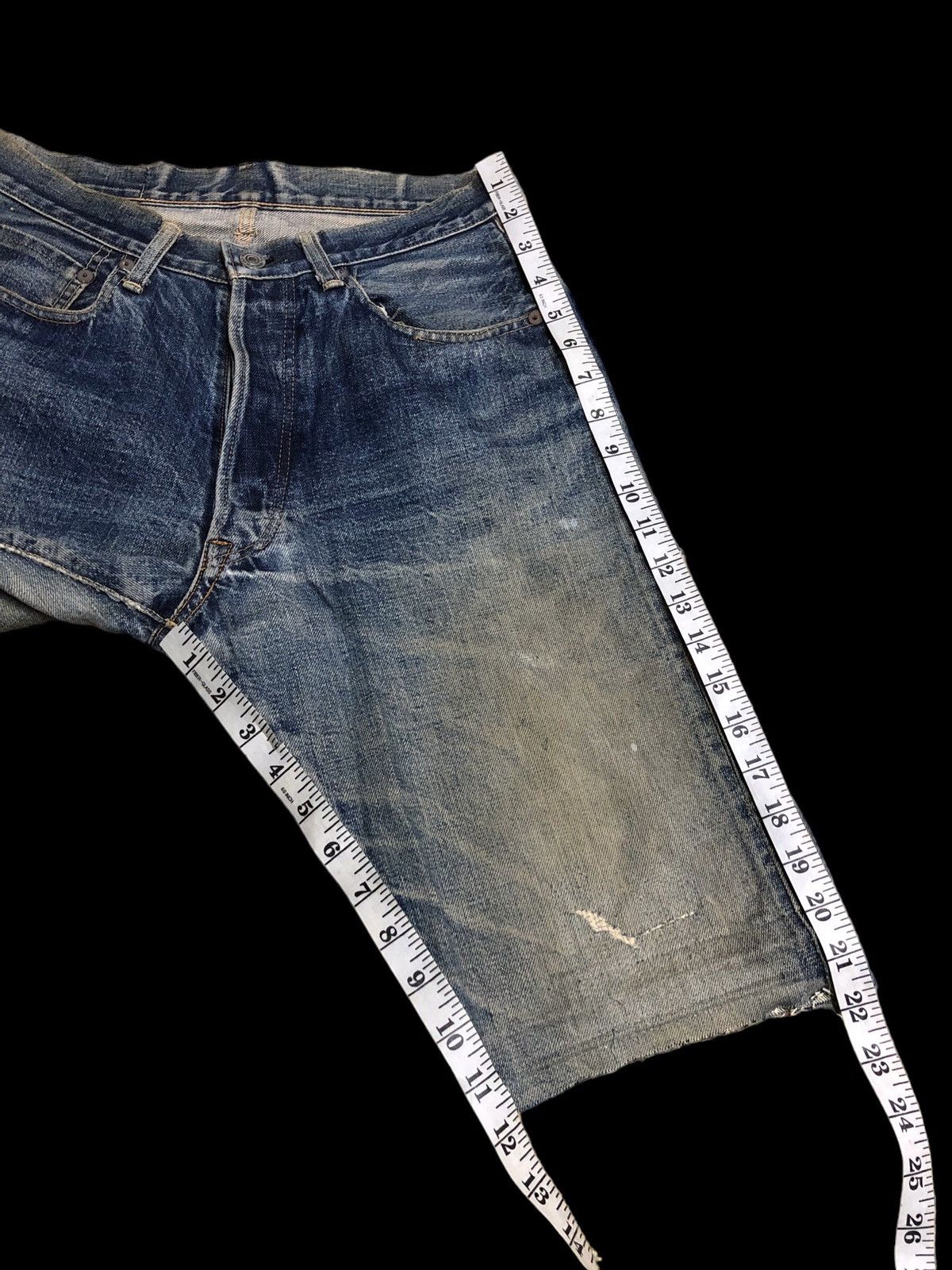 Other VINTAGE JAPANESSE CROPPED SELVEDGE DENIM Size US 28 / EU 44 - 8 Thumbnail